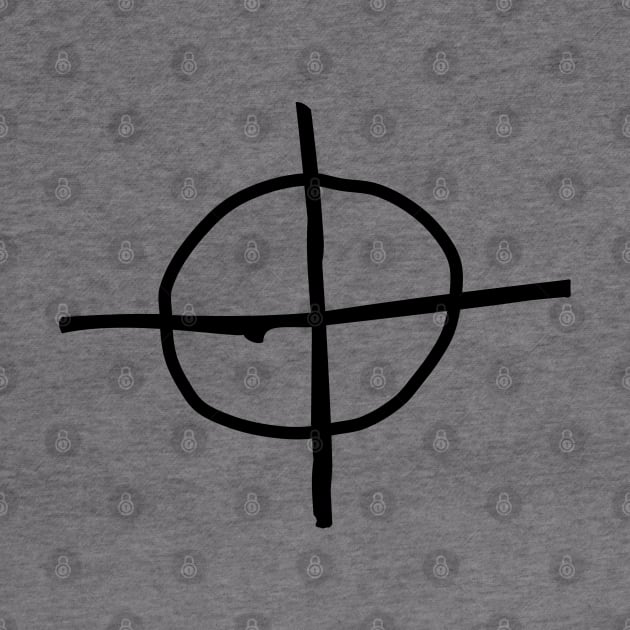 Zodiac Killer Symbol (Front/Back Print) by darklordpug